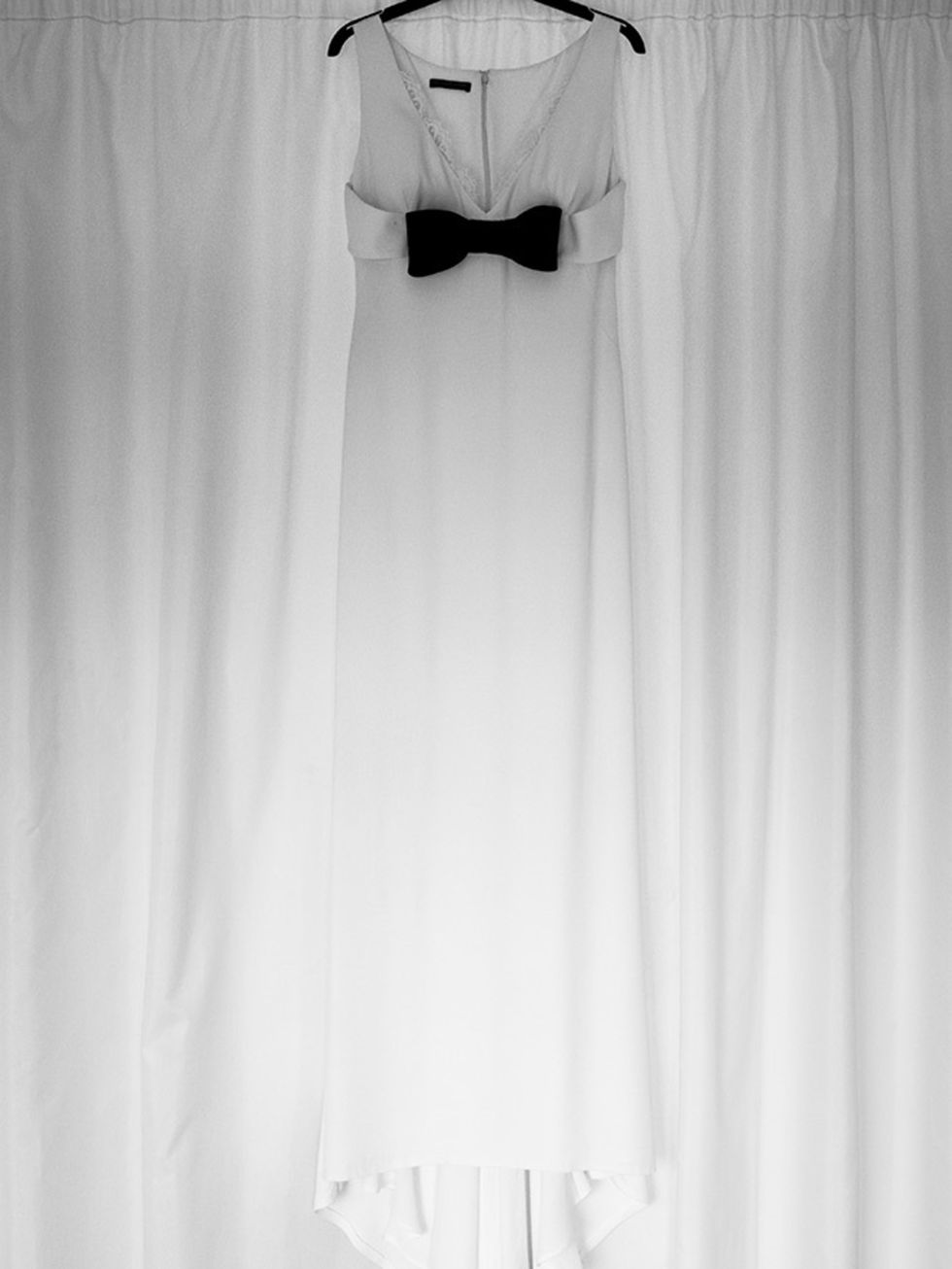 <p>I always knew I didnt want the traditional wedding dress experience. I bought my simple, chic Alexander McQueen gown online at <a href="http://www.theoutnet.com/en-GB/" target="_blank">The Outnet</a> and hired seamstress extraordinaire <a href="http:/