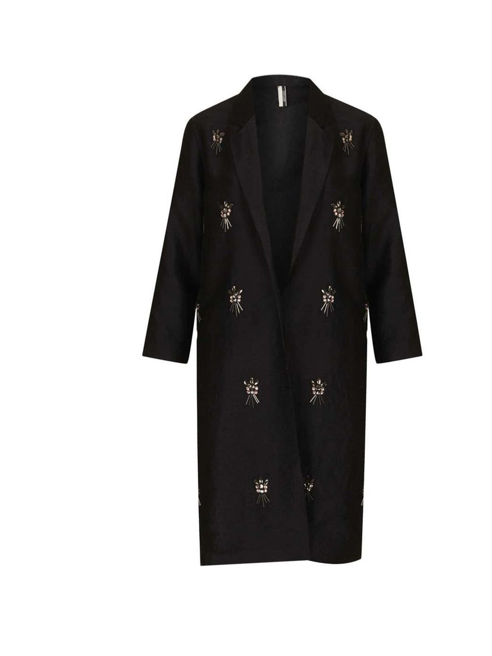 <p>A touch of embellishment is a node to the festive season...</p><p><a href="http://www.topshop.com/en/tsuk/product/clothing-427/jackets-coats-2390889/boyfriend-cocoon-coats-2391058/embellished-side-split-coat-2471349?refinements=category~%5B678007%7C208