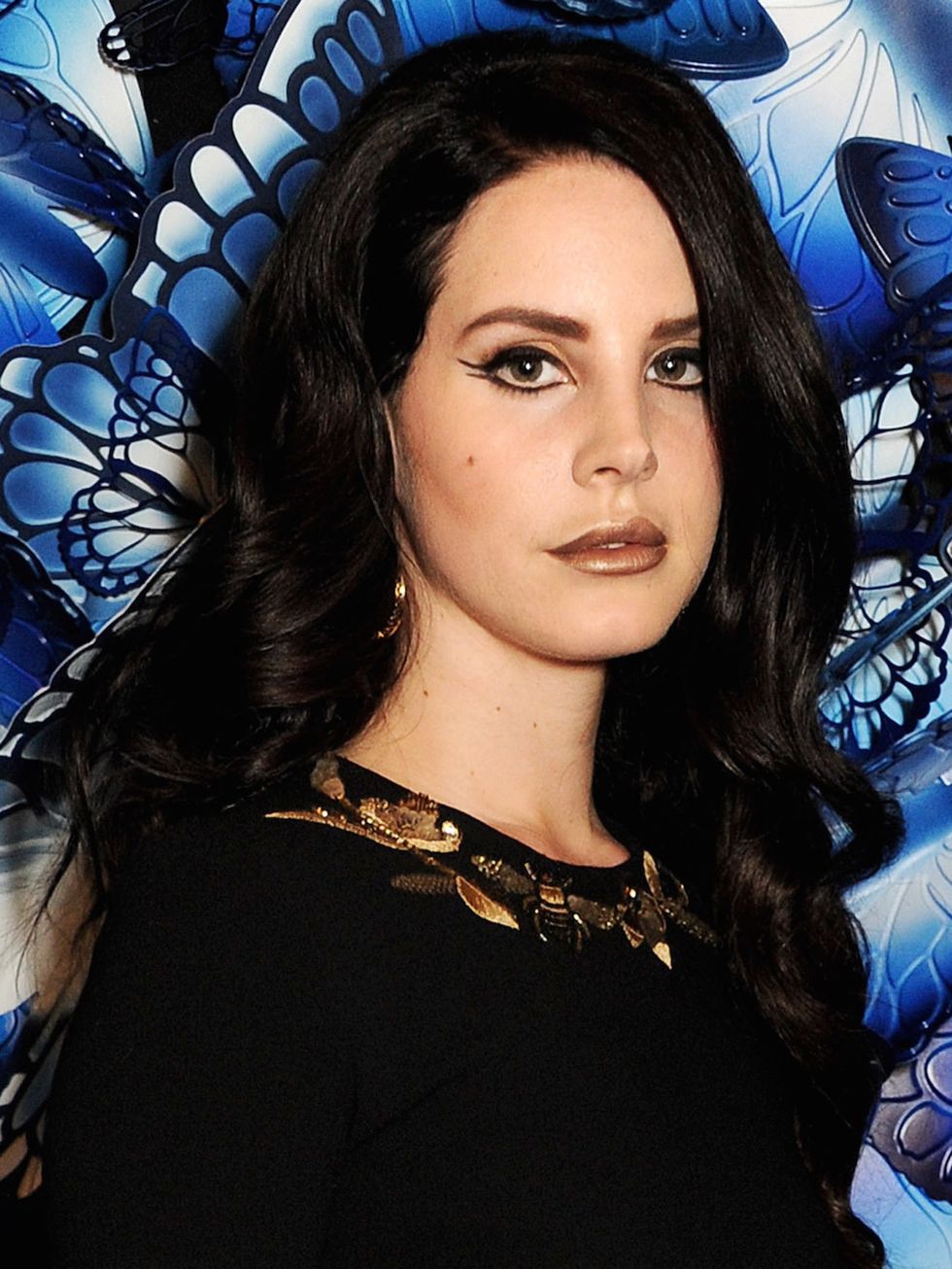 Lana Del Rey attends the Mulberry AW13 show at Claridges