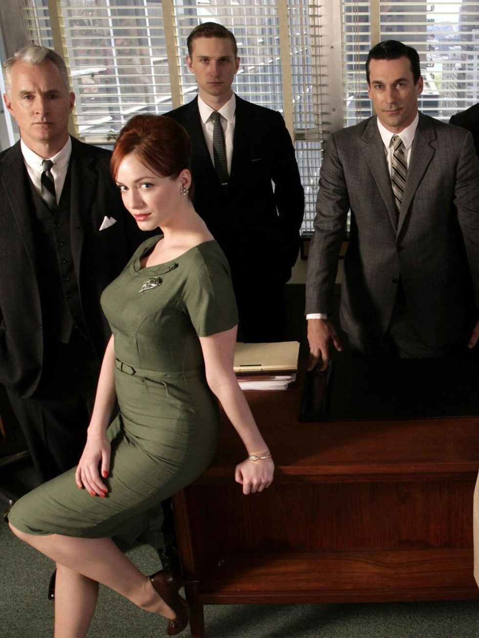 <p>The cast of Mad Men, March 2007.</p>