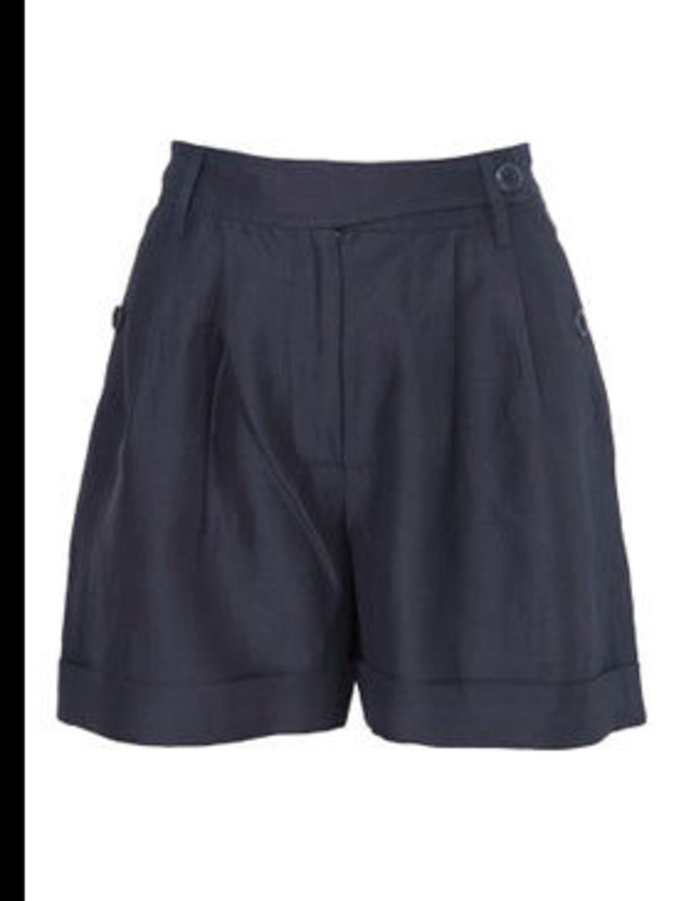 <p>Shorts, £70 by <a href="http://www.whistles.co.uk/fcp/product/whistles/newin/Navy-Cross-Over-Front-Short/903000052636">Whistles</a></p>