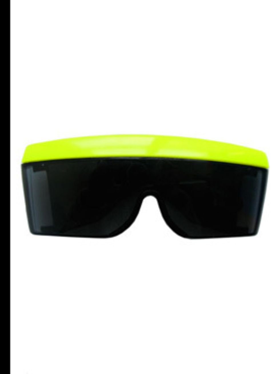 <p>Sunglasses, £25 by <a href="http://www.lazyoaf.co.uk/product_info.php?cPath=72_83&amp;products_id=1287">Lazy Oaf</a></p>