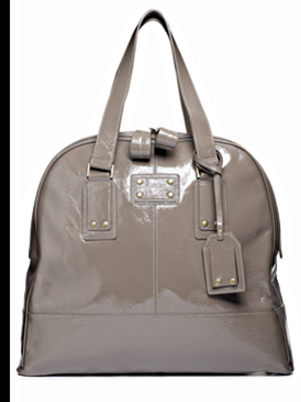 <p>Stone patent holdall, £** from Jigsaw</p>