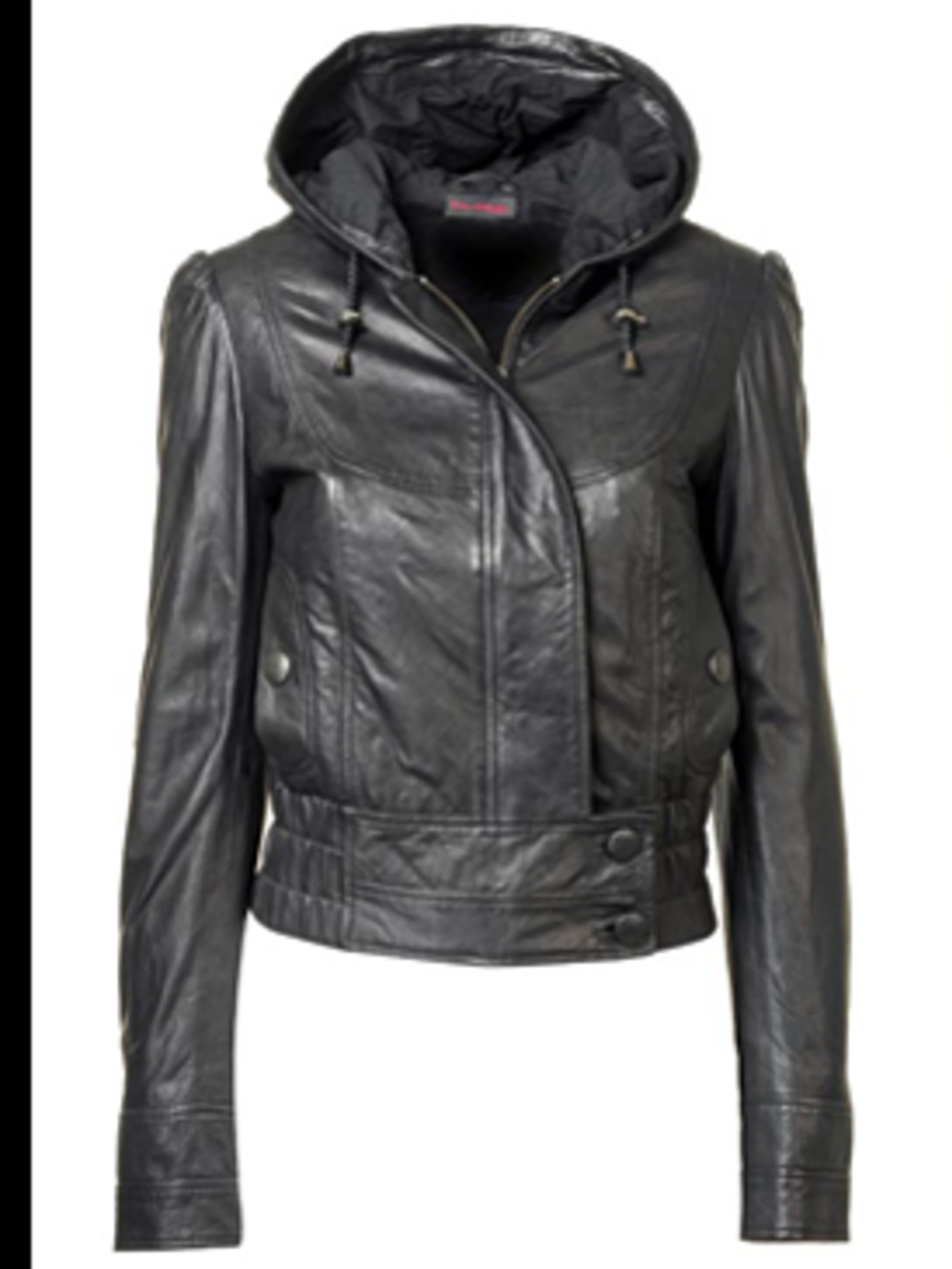<p>Leather bomber, £90 from Miss Selfridge,  for stockists call 0845 121 4517</p>