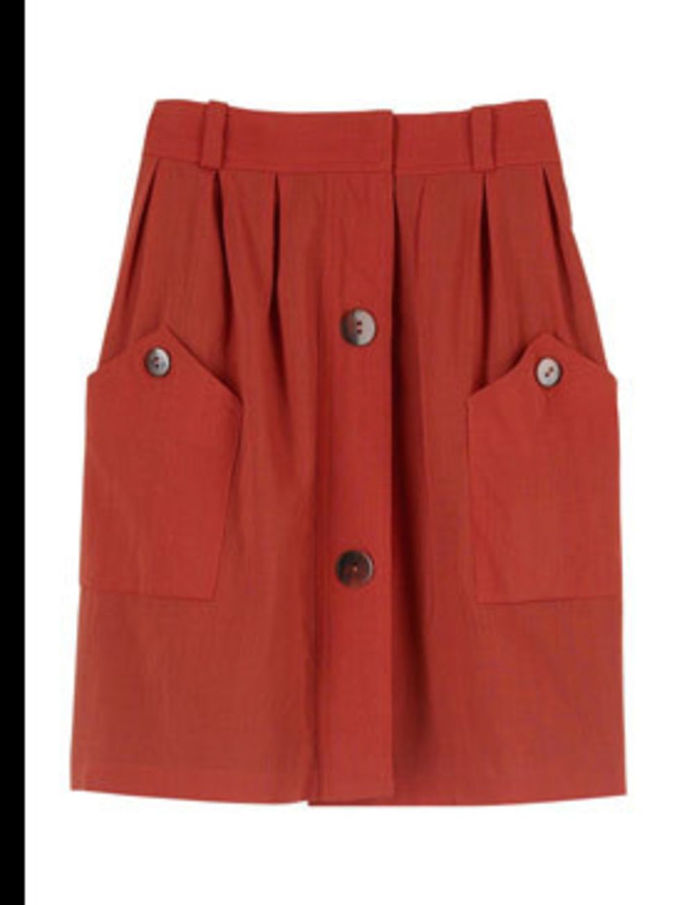 <p>Skirt, £115 by APC at <a href="http://www.net-a-porter.com/product/40807">Net-A-Porter</a></p>