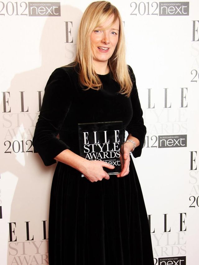 <p>Sarah Burton at the ELLE Style Awards</p>