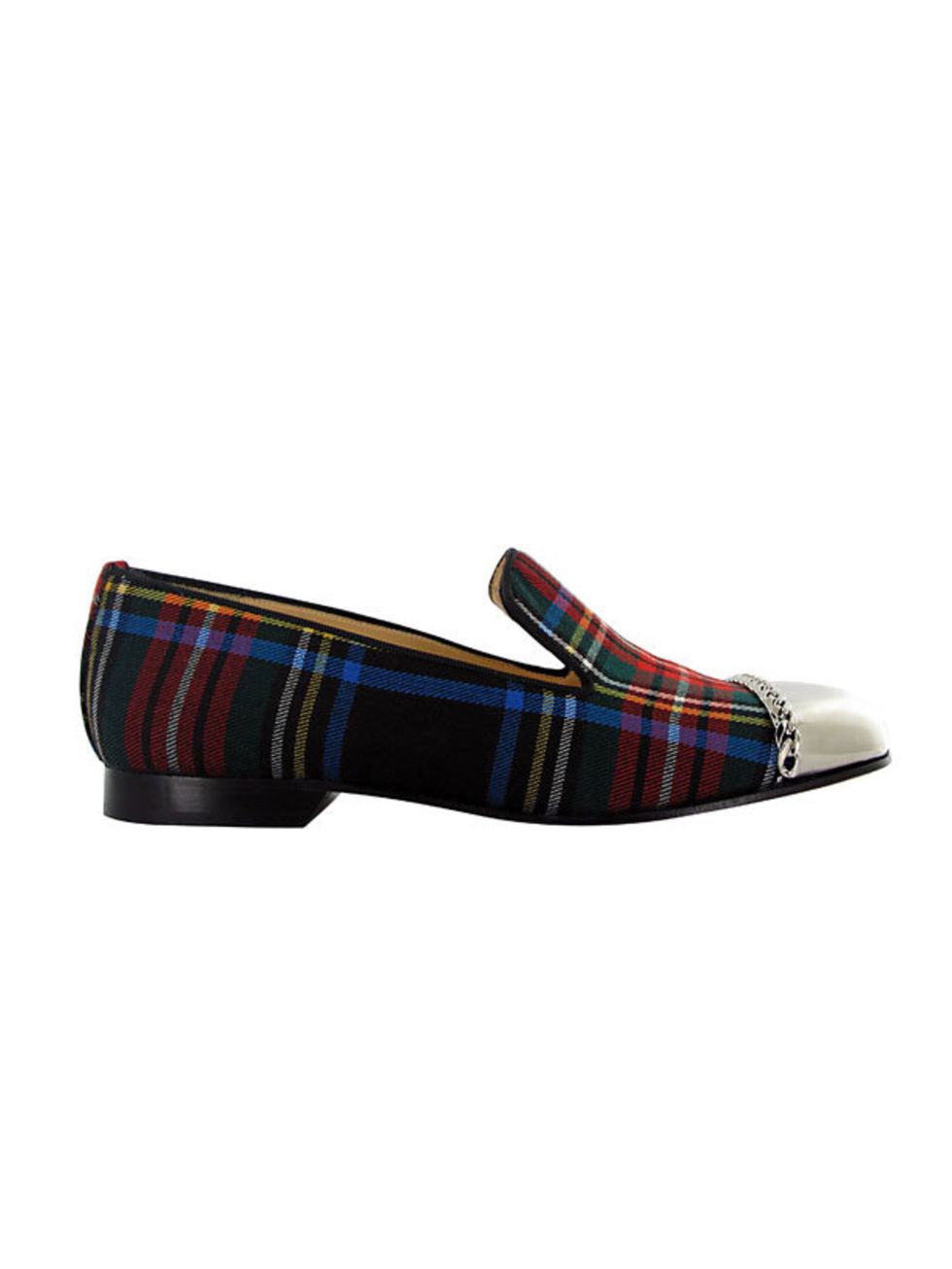 <p>Christian Louboutin tartan loafers, £635, for stockists call 0207491 0033</p>