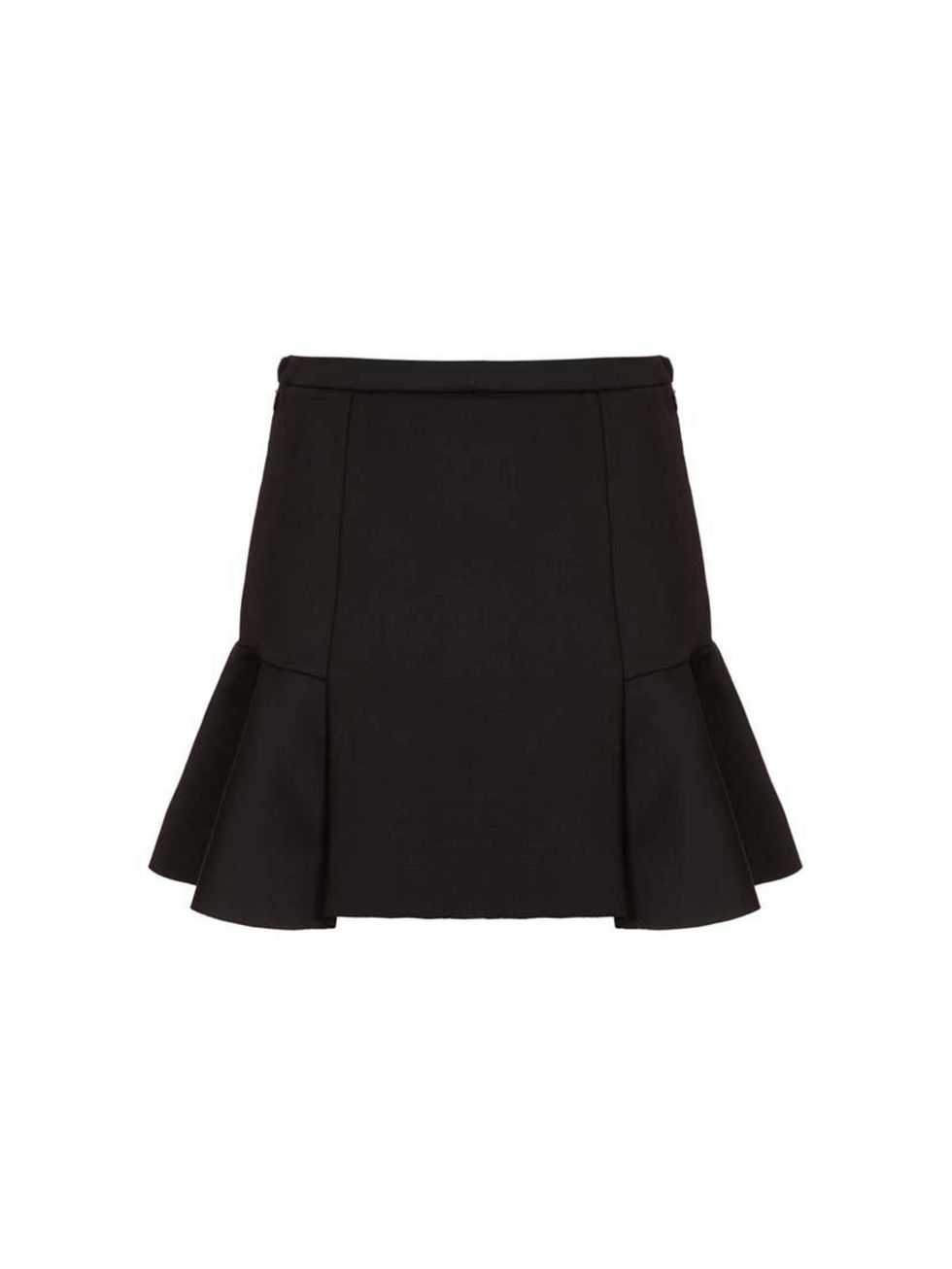 <p>Start the outfit with a short black skirt...</p><p>This one is from <a href="http://www.topshop.com/en/tsuk/product/clothing-427/skirts-449/fit-and-flare-scuba-skirt-2594045?bi=41&amp;ps=20">Topshop</a>, £32</p>