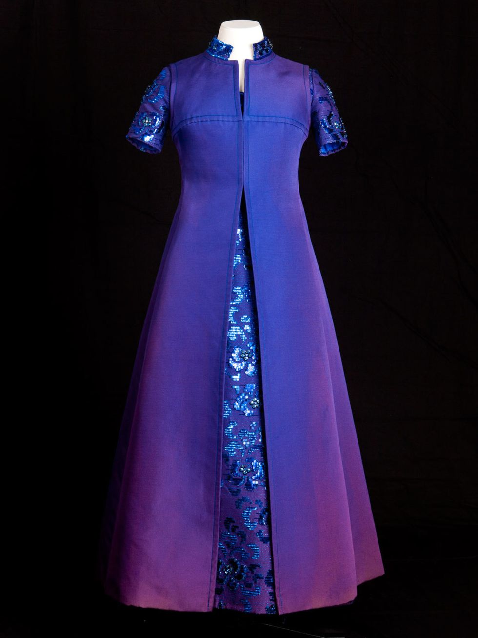 <p>Marc Bohan for Christian Dior coat worn by Princess Margaret in 1977</p>