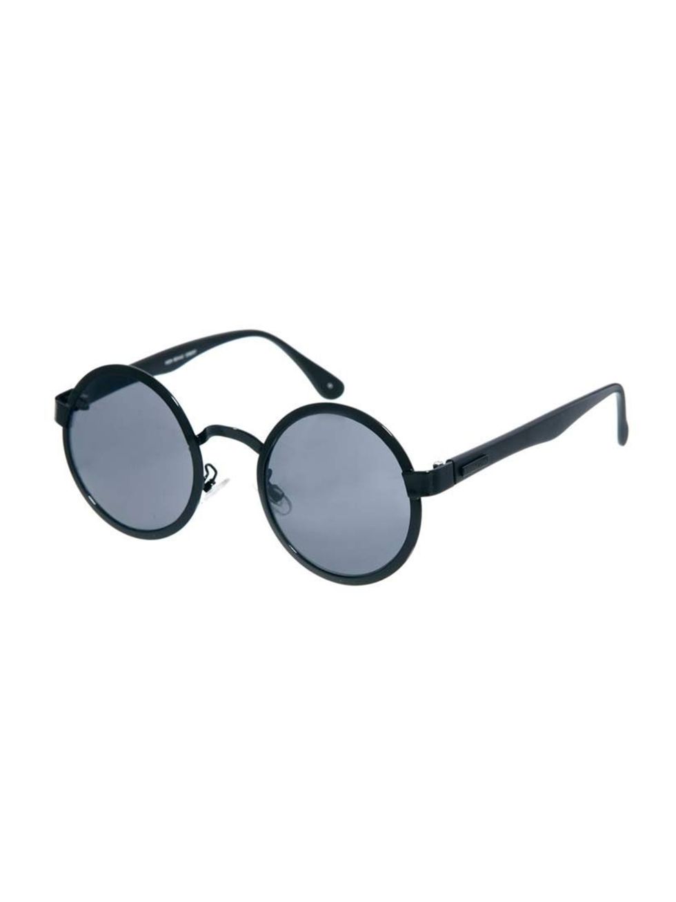 <p>Minkpink high beam sunglasses, £33 at <a href="http://www.asos.com/Minkpink/Minkpink-High-Beams-Sunglasses/Prod/pgeproduct.aspx?iid=3988059&amp;SearchQuery=round%20sunglasses&amp;sh=0&amp;pge=0&amp;pgesize=204&amp;sort=-1&amp;clr=Black">ASOS</a>. </p>
