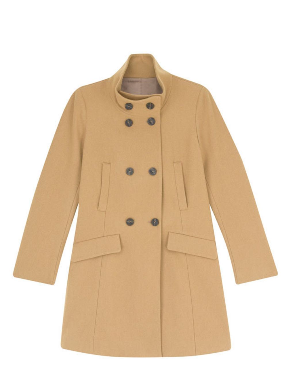 <p><a href="http://shop.uniqlo.com/uk/goods/066213">Uniqlo</a> wool stand collar coat, £79.99</p>