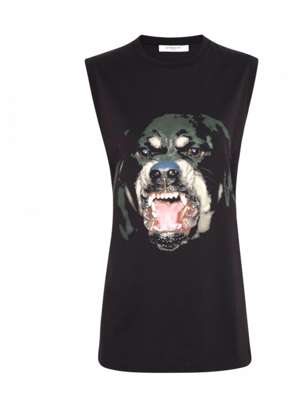 <p>Looking to make a statement this party season? Look no further than Givenchys iconic printed vest. Simply team with leather pants, heels, statement earrings and a bold lip Givenchy rottweiler vest, £190, at <a href="http://www.harveynichols.com/factf