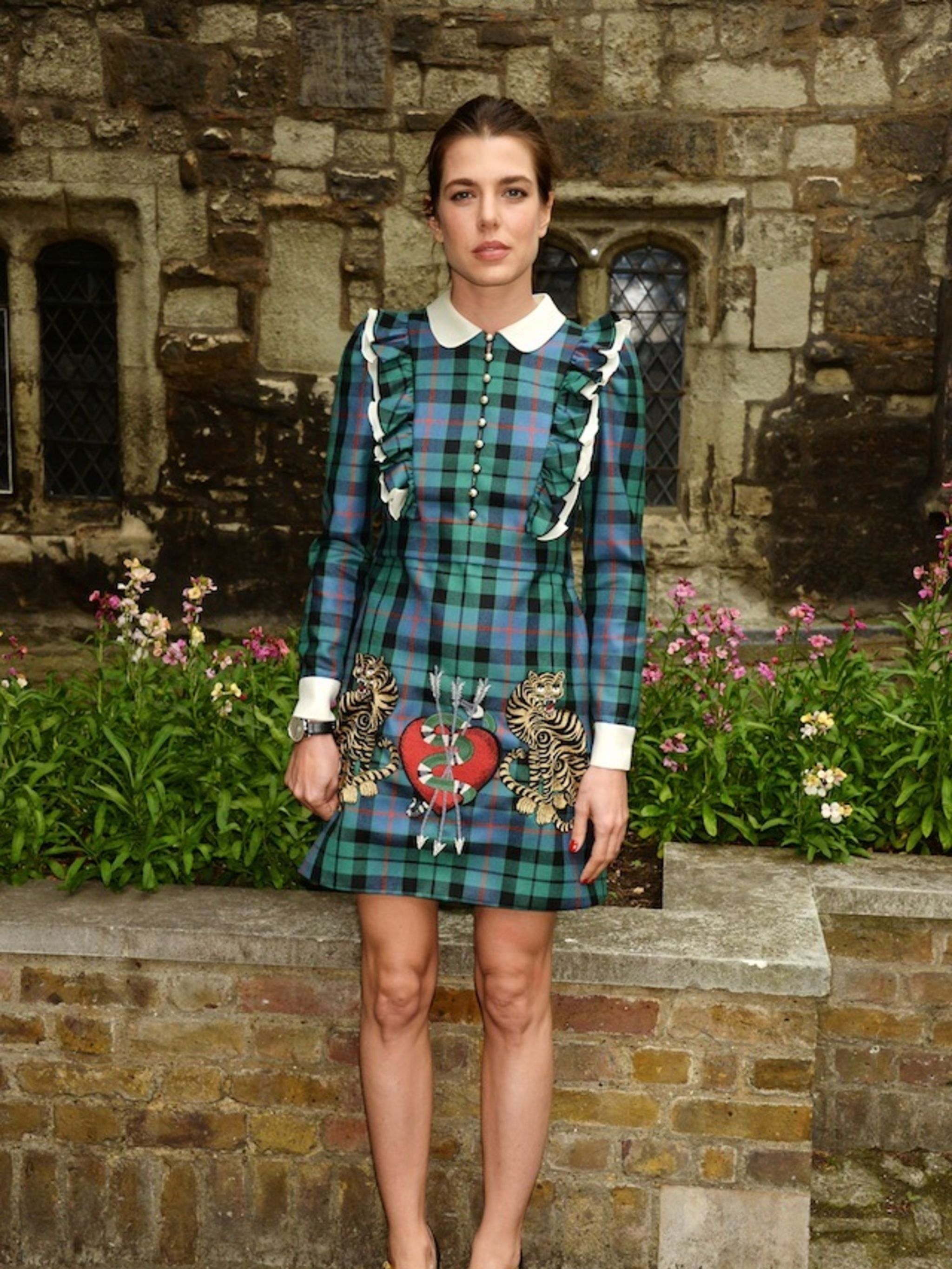 Gucci plaid dress hotsell