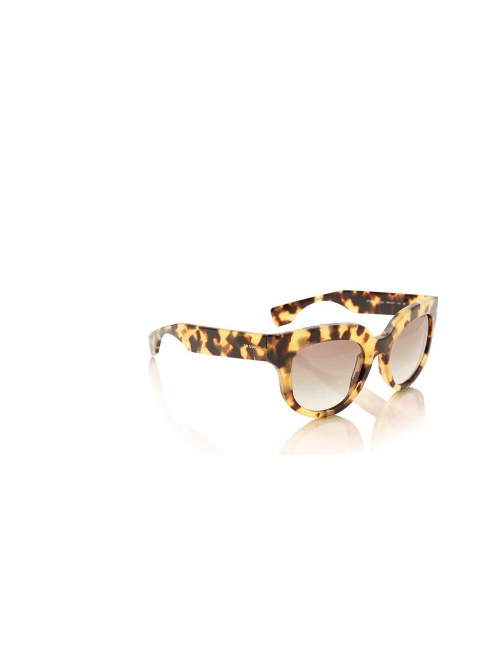 <p>Shield your eyes from the cold, hard light of January with these sophisticated tortoiseshell sunnies.</p><p>Prada sunglasses, £230 at <a href="http://www.liberty.co.uk/fcp/product/Liberty//Brown-Camouflage-Poeme-Acetate-Sunglasses/97835">Liberty</a></p