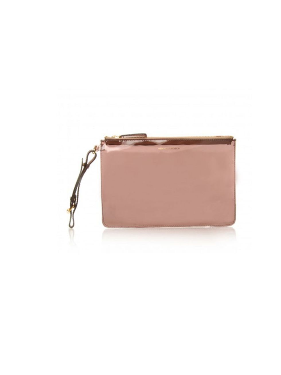 <p>This season is all about the statement clutch. Earn extra style points with a sporty perspex number  <a href="http://www.kurtgeiger.com/women/accessories/bags/perspex-lrg-zip.html">KG Kurt Geiger</a> nude perspex clutch, £25</p>