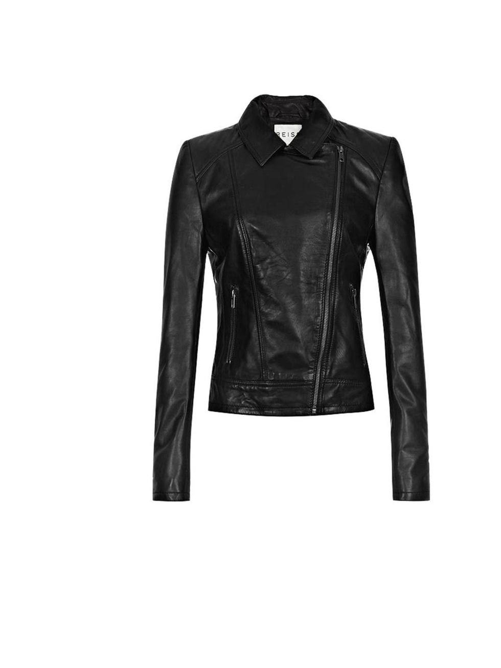 <p><a href="http://www.reissonline.com/shop/womens/coats_and_jackets/leather/marli/black/">Reiss</a> 'Marli' leather jacket, £395</p>
