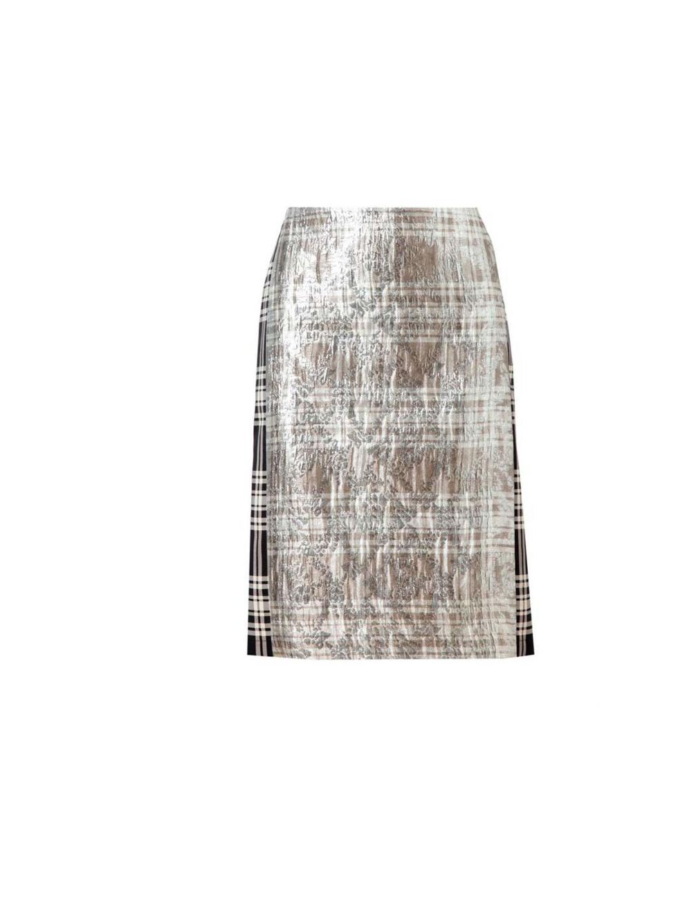 <p>Not so long ago the midi length skirt screamed scary styling nightmare at worst, boring at best. Well, no more. This one from Dries is the perfect example - amazing fabric and a great transitional piece.</p><p>Dries Van Noten £500, Available at <a href