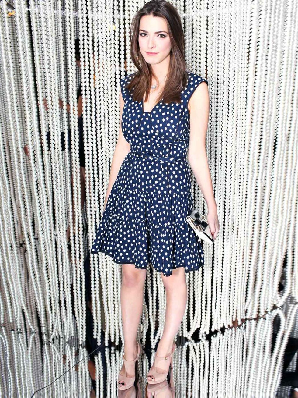 <p>Bee Shaffer at the Chanel party in Las Vegas.</p>