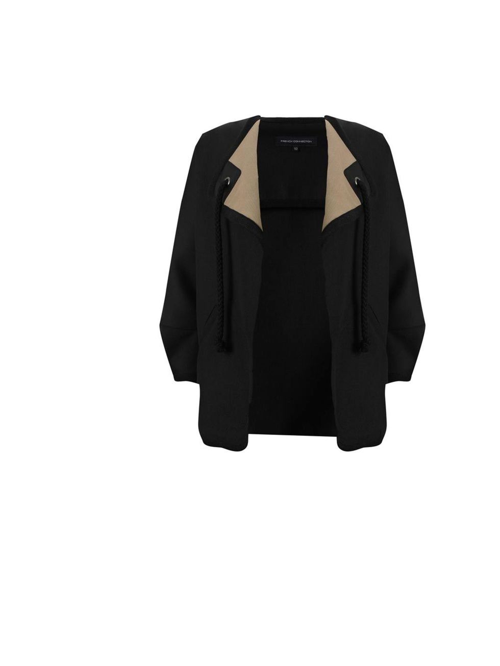 <p><a href="http://www.frenchconnection.com/product/Woman+Collections+Coats+And+Jackets/75AQ7/Imperial+Lux+Jacket.htm">French Connection</a> 'Imperial Lux' jacket, £140</p>