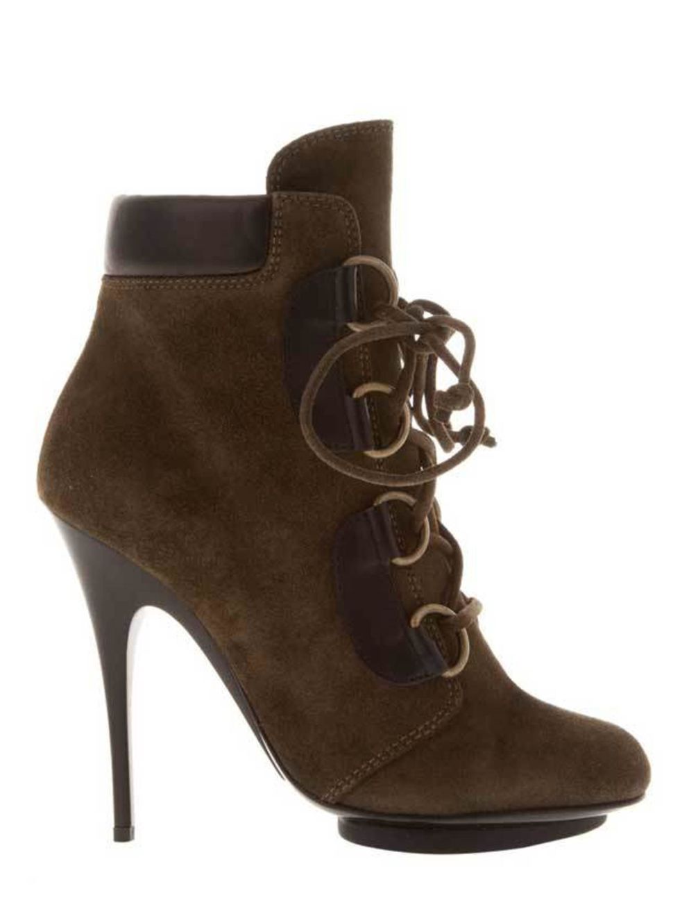 <p>Giuseppe Zanotti suede lace up boot, £634, at <a href="http://www.farfetch.com/shopping/women/giuseppe-zanotti/item10048695.aspx">farfetch.com</a> </p>