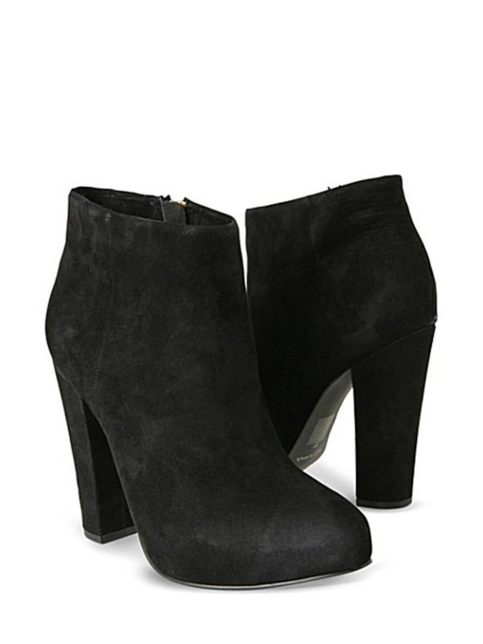 <p>Carvela black suede ankle boots, £160, at <a href="http://www.selfridges.com/en/Accessories/Smart-ankle-boots-black_521-10004-1397600209/">Selfridges </a></p>