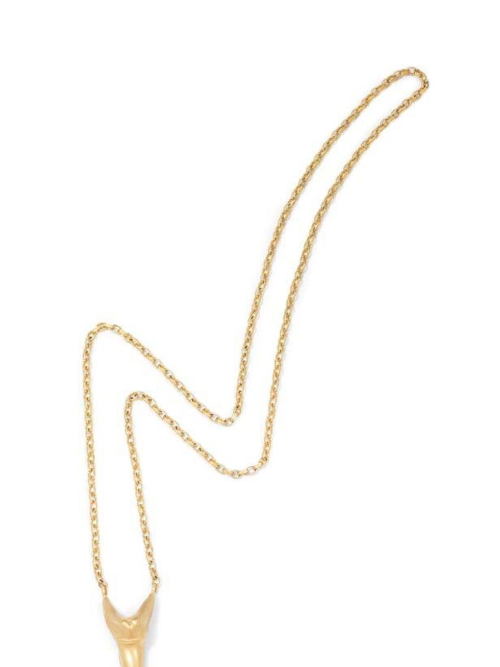 <p>Swap the festive statement necklaces for something more subtle like this uber-cool fang necklace - perfect for giving luxe edge to jersey basics. Hannah Warner gold fang necklace, £170, at <a href="http://www.seftonfashion.com/shopping/cat-necklaces/it