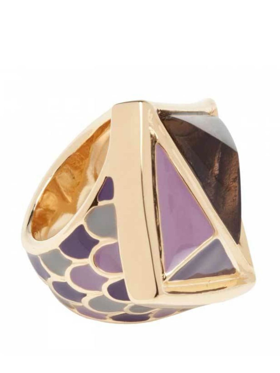 <p>Kara Ross dragon scale putty ring, £155, at <a href="http://www.harveynichols.com/womens/categories/jewellery/rings/s341588-dragon-scale-putty-ring.html?colour=GREY">Harvey Nichols</a></p>