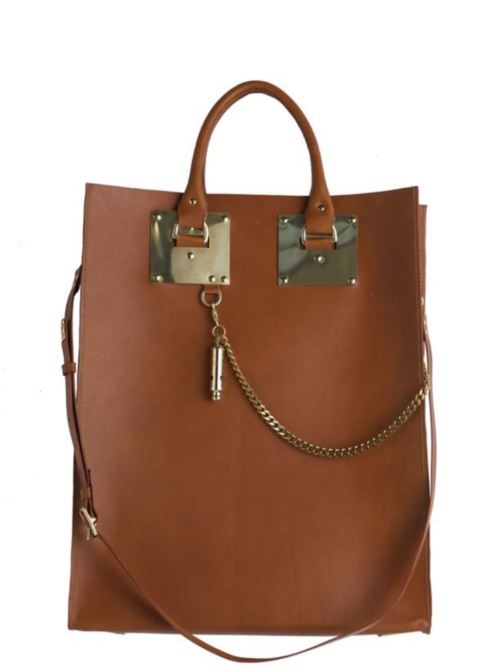 <p><a href="http://www.sophiehulme.com/">Sophie Hulme</a> leather tote, £350</p>