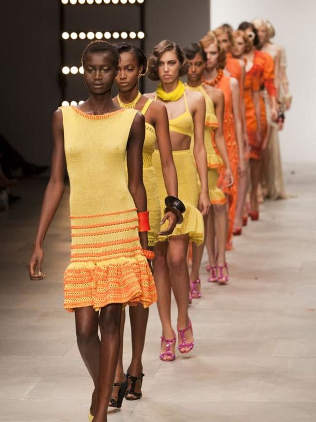 <p>The Mark Fast finale at LFW S/S '12</p>