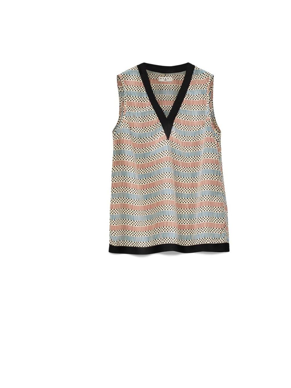 <p><a href="http://www.elleuk.com/fashion/news/sofia-coppola-takes-marni-for-h-m-to-marrakech">Marni for H&amp;M</a> silk vest, £34.99, available at <a href="http://www.hm.com/gb/">H&amp;M</a></p>