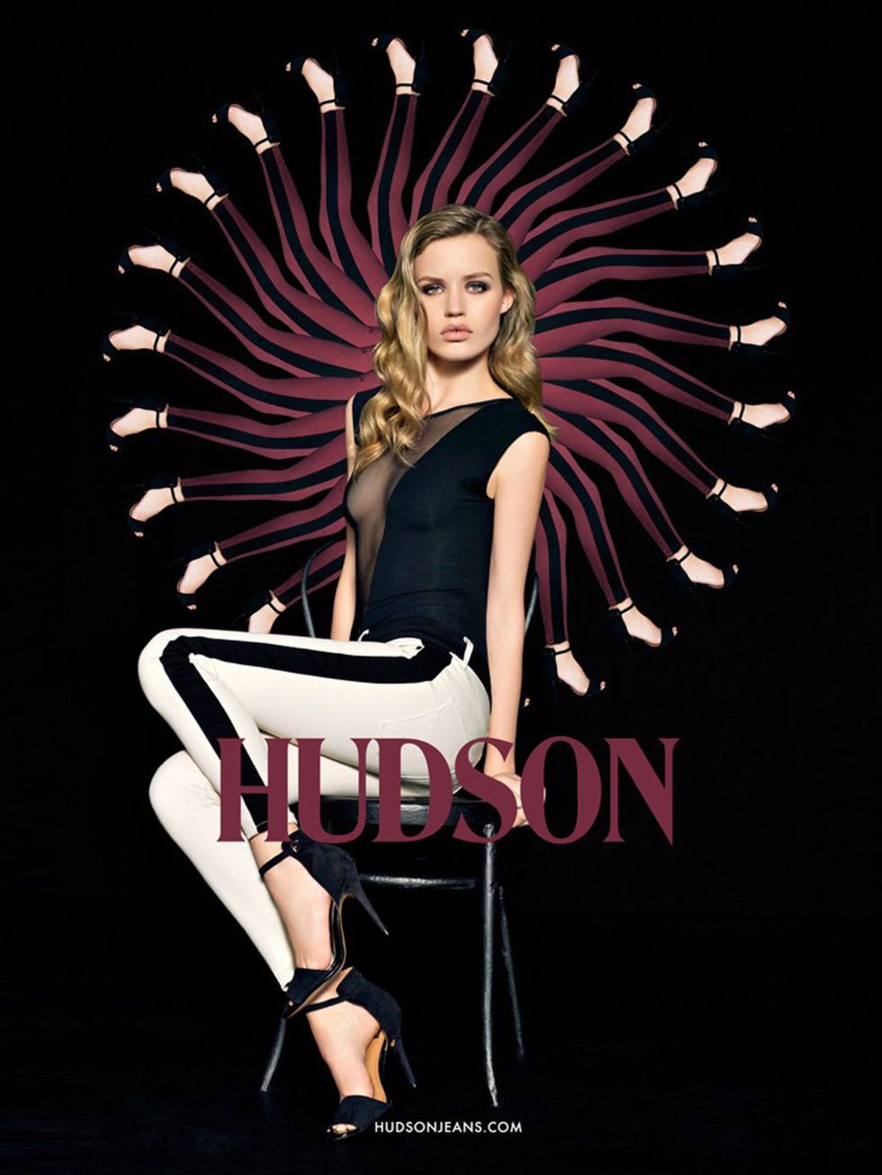 <p>Georgia May Jagger in the Hudson 10th Anniversary campaign</p>