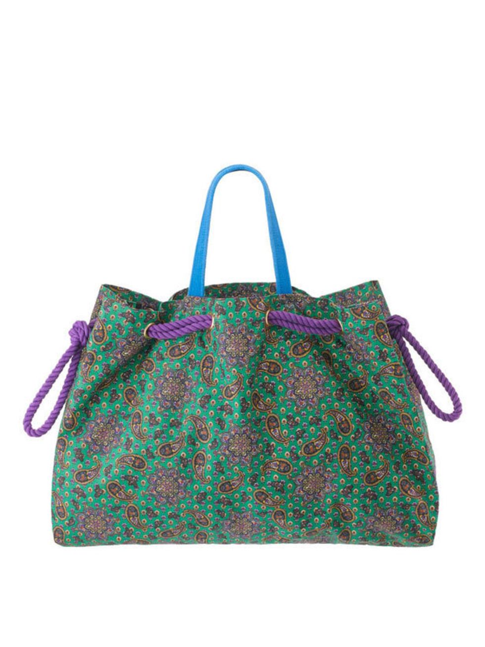 <p>Paisley print bag, £20, by Marc by Marc Jacobs (0207 399 1690)</p>