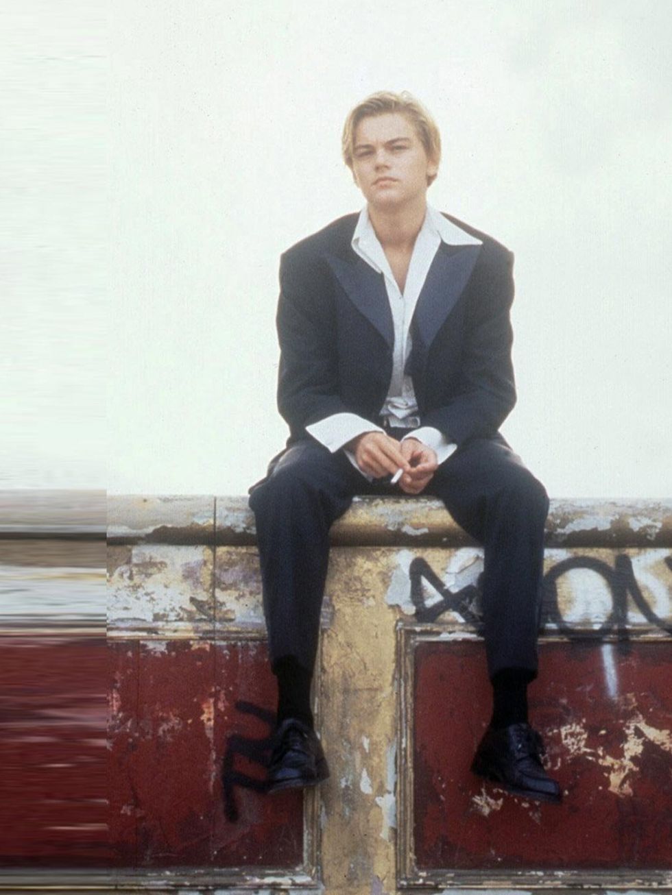 <p>The ultimate Romeo! A moody, floppy-haired Leonardo Dicaprio as Romeo in Baz Luhrmans 1996 film.</p>