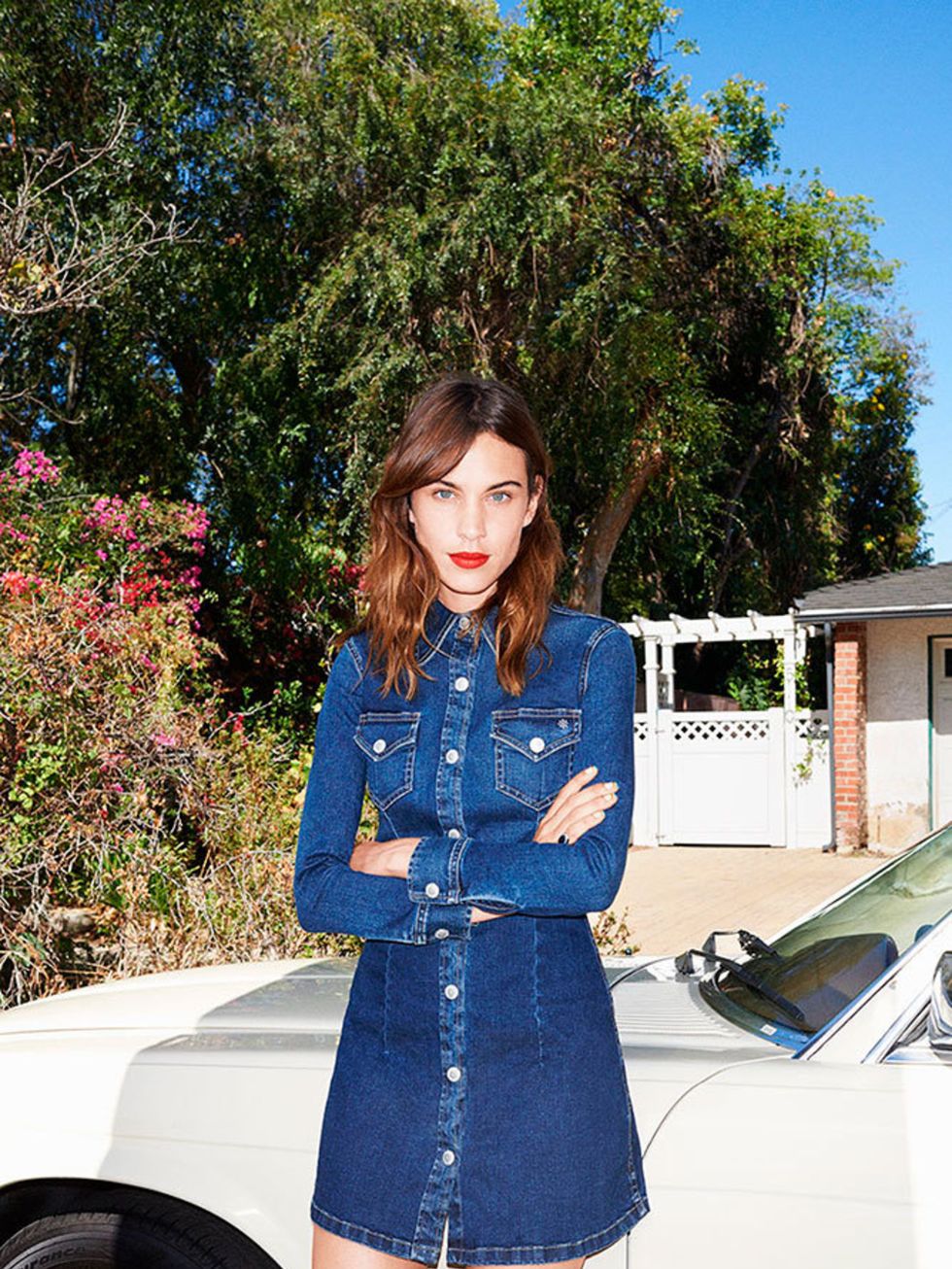<p>Alexa Chung for <a href="http://www.elleuk.com/fashion/news/alexa-chung-designs-for-ag-denim-collection-adriano-goldschmied">AG jeans</a>.</p>