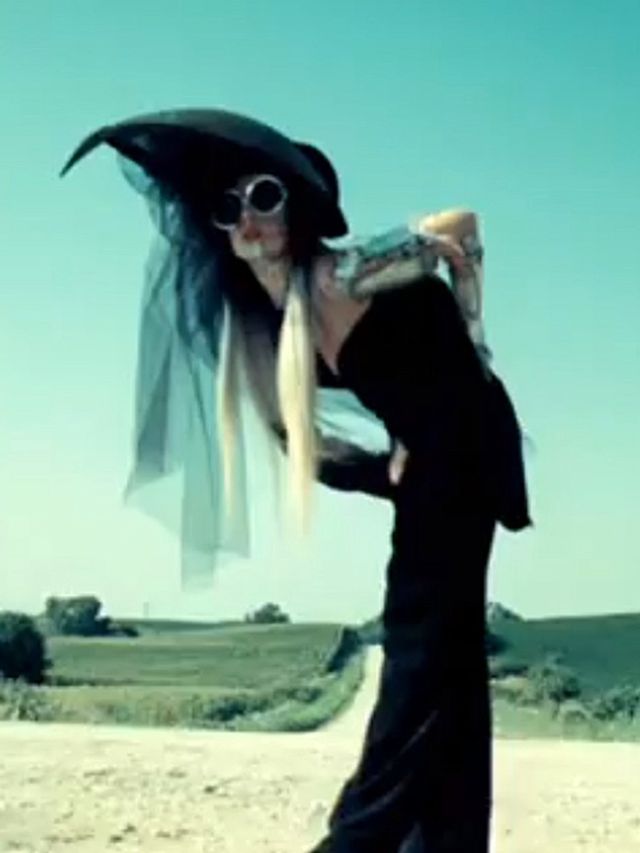 <p>Lady Gaga in You and I video</p>