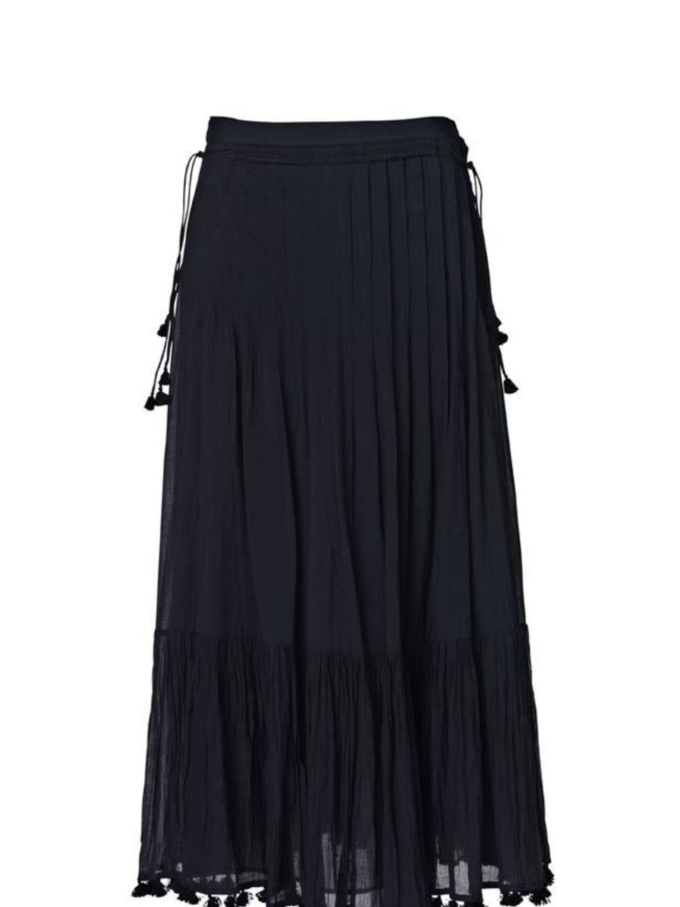 <p>By Malene Birger long skirt, £175, for stockists call 0207 486 0486 </p>