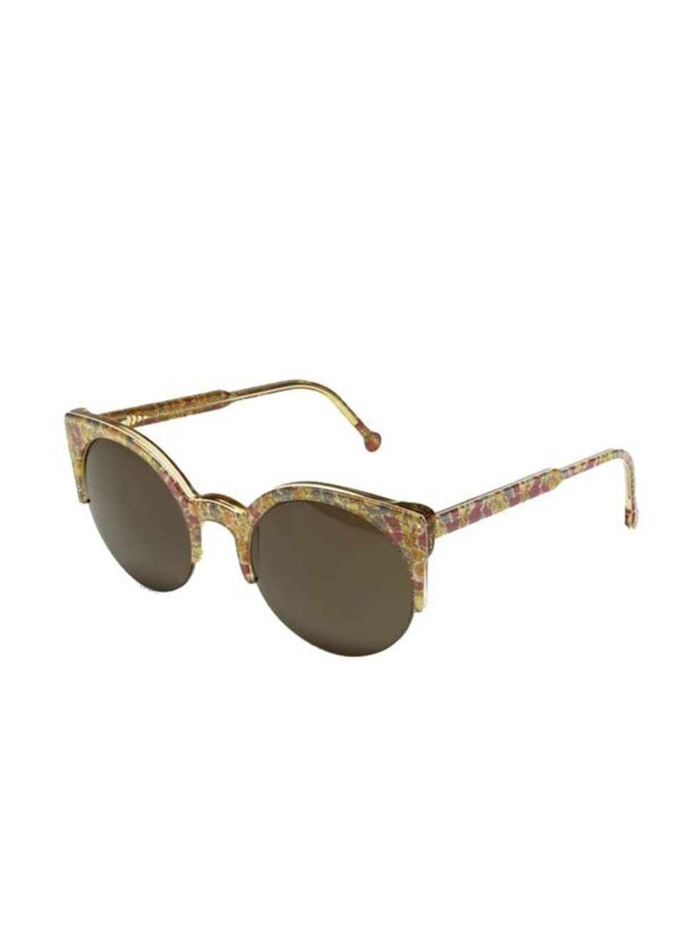 <p> </p><p> </p><p>With its retro shape and timelessly feminine print, this latest collaboration with Liberty will be perfect for hazy, sun-drenched days RetroSuperFuture printed sunglasses, £130, at <a href="http://www.liberty.co.uk/fcp/product/Liberty/