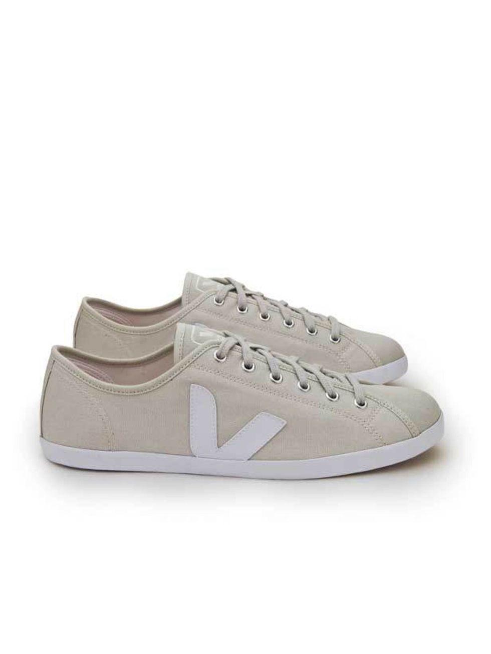 <p>Veja canvas trainers, £59.99, at <a href="http://www.offspring.co.uk/perl/go.pl/style.htm?style_uid=5851&amp;color_uid=15903">Offspring</a></p>