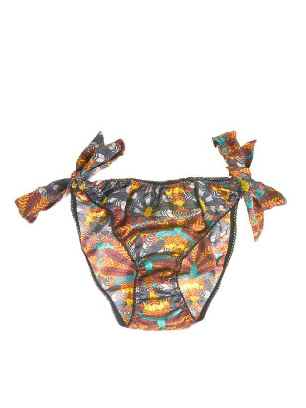 <p><a href="http://www.cielshop.co.uk/acatalog/Liberty_Coral_Feather_Print_Knickers.html">Ciel</a> Liberty print knickers, £34</p>