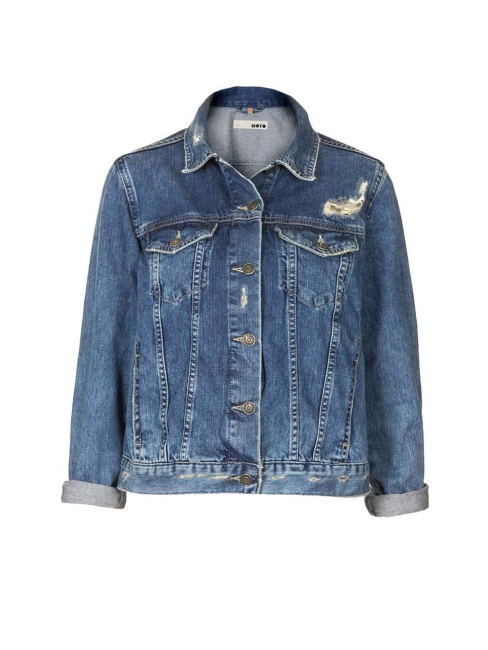 <p><strong>The Jacket</strong></p><p>MOTO denim jacket, £45, at <a href="http://www.topshop.com/en/tsuk/product/clothing-427/denim-897/moto-vintage-wash-denim-jacket-2721278?bi=1&amp;ps=200">Topshop</a></p>