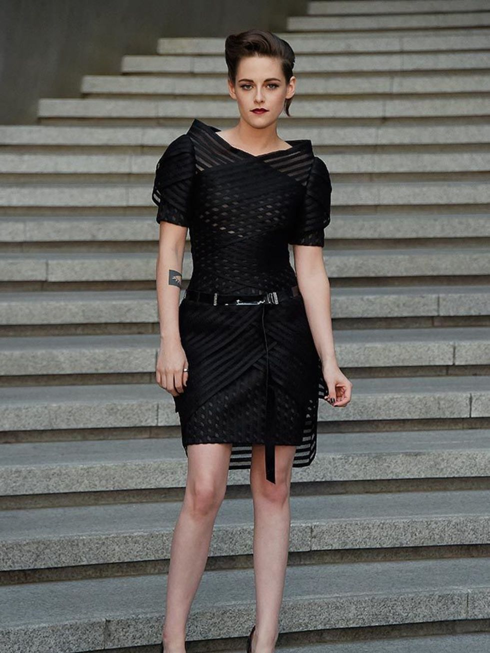 Kristen Stewart attends the Chanel Cruise 2015/16 show in Seoul, May 2015.