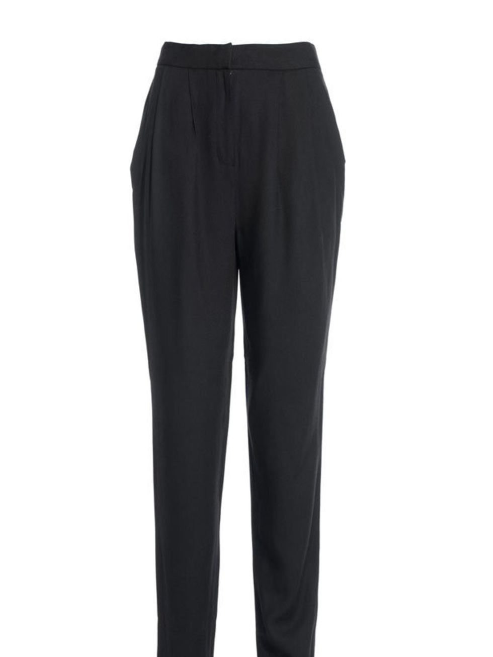 <p>THE BLACK TROUSERS</p><p><a href="http://www.reissonline.com/shop/womens/casual_trousers/gilda/black/">Reiss</a> clasic black trousers, £110</p>