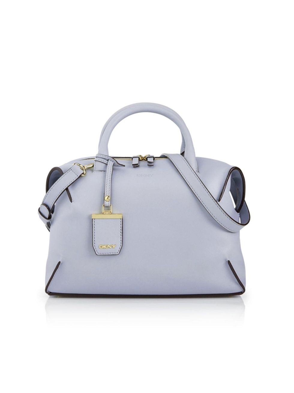 <p><a href="http://www.veryexclusive.co.uk/dkny-williamsburg-vachetta-leather-satchel-light-blue/1600052555.prd" target="_blank">DKNY</a> bag, £290</p>