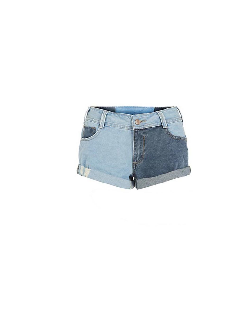 <p>Denim shorts are always a must have. Get these New Looks<a href="http://www.newlook.com/shop/womens/trousers-and-shorts/blue-colour-block-turn-up-demim-shorts-_296393245"> Colour Block Turn Ups</a>, £19.99, for a spin on the classic.</p>