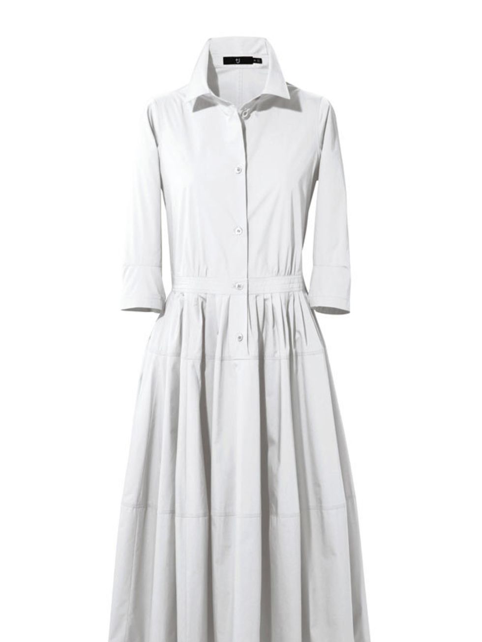 <p>+J capped shirt dress for the high summer collection for Uniqlo</p>