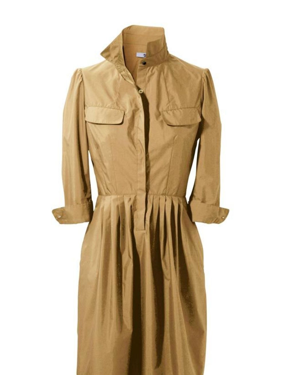 <p>+J pleated waist shirt dress for the high summer collection for Uniqlo</p>