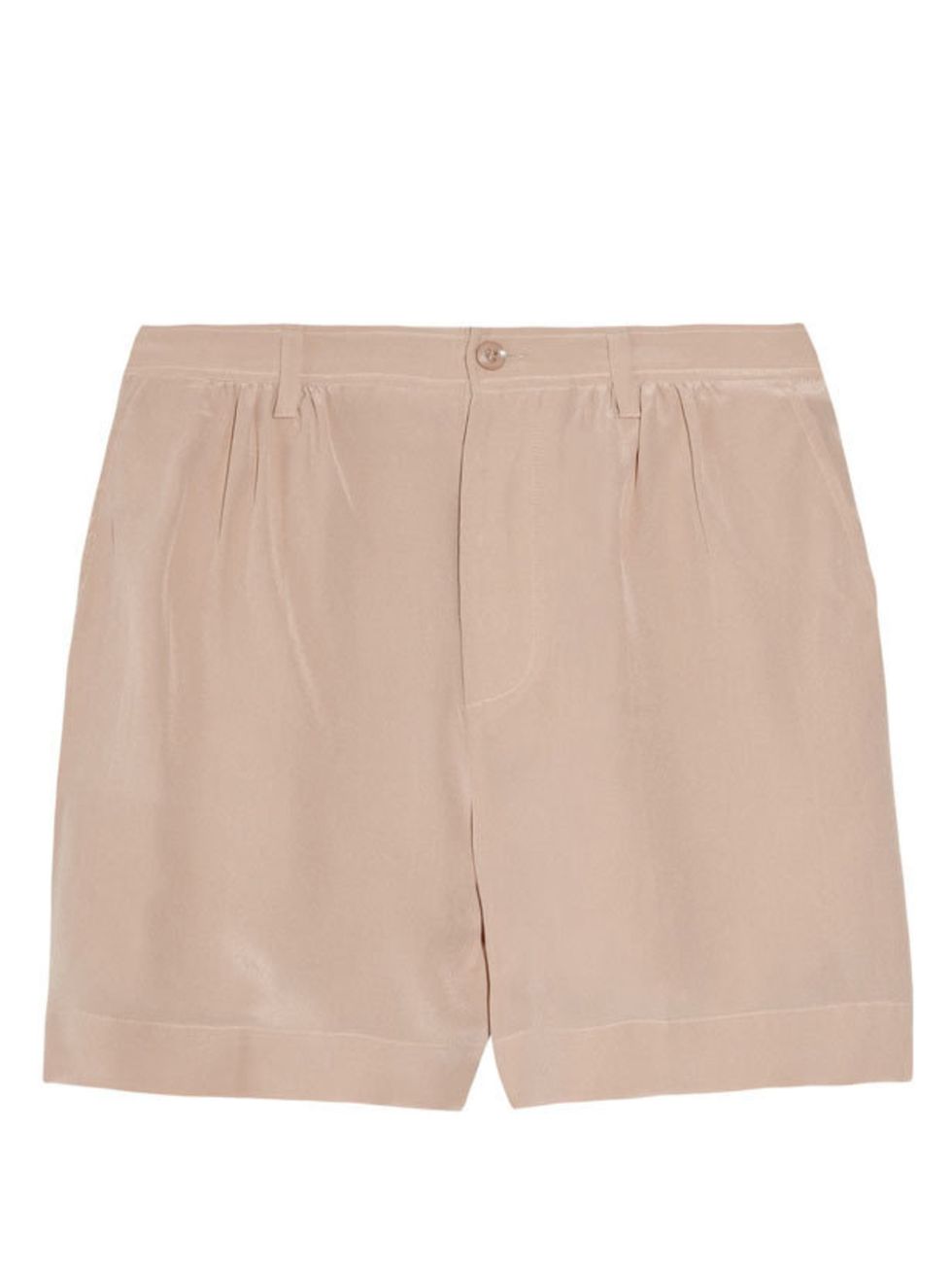 <p>Miu Miu silk crepe de chine shorts, £230, at Net-a-Porter</p>