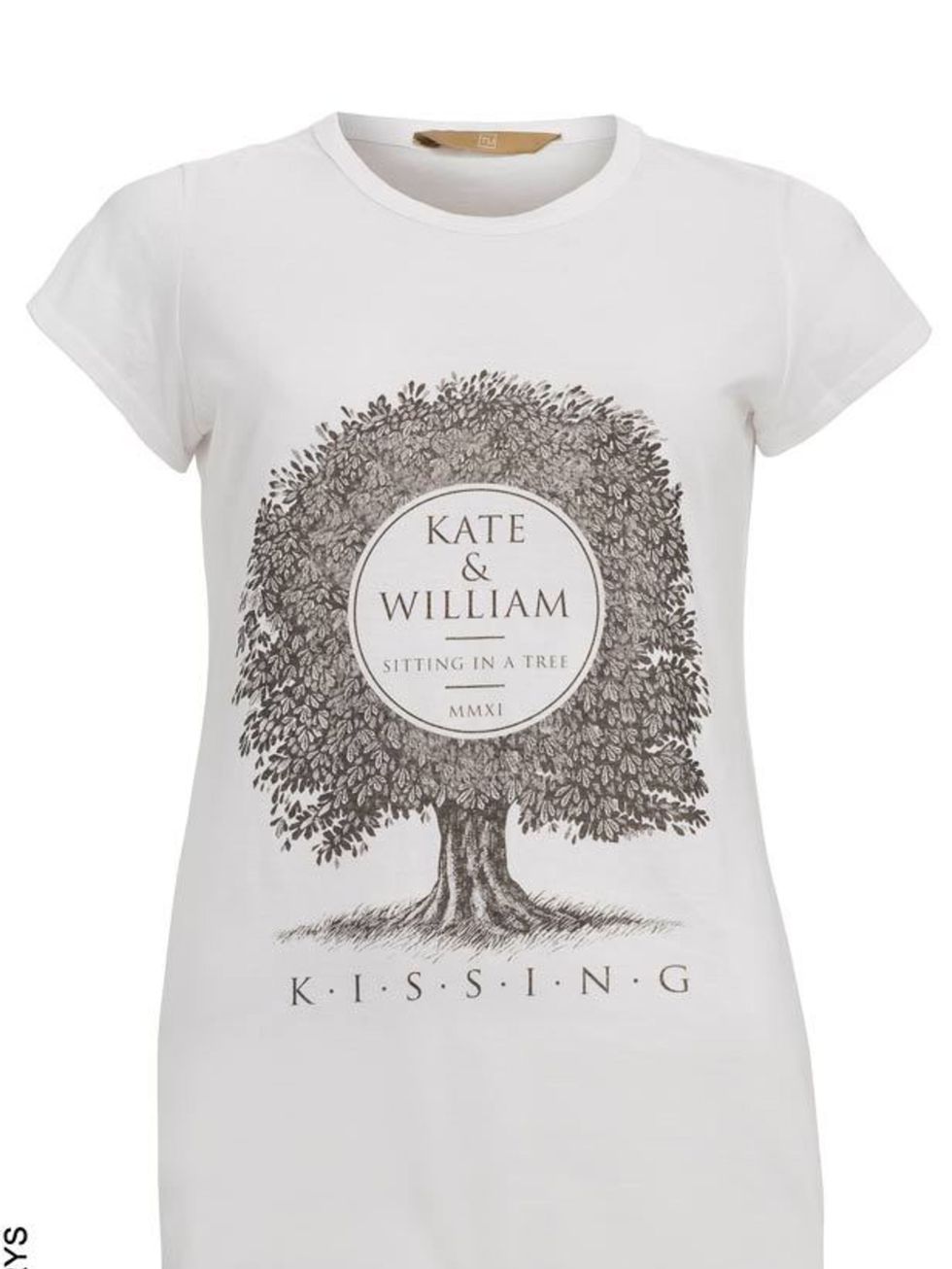 <p><a href="http://www.elleuk.com/starstyle/style-files/(section)/kate-middleton">Kate</a> &amp; William t-shirt, £10, at Sainsbury's</p>