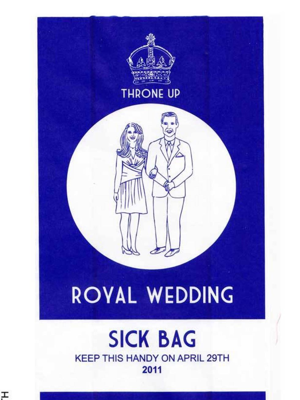 <p><a href="http://www.elleuk.com/news/Star-style-News/the-royal-wedding-is-on">Royal Wedding</a> Sick Bags, £3 each, at <a href="http://lydialeith.bigcartel.com/products">Lydia Leith</a></p>