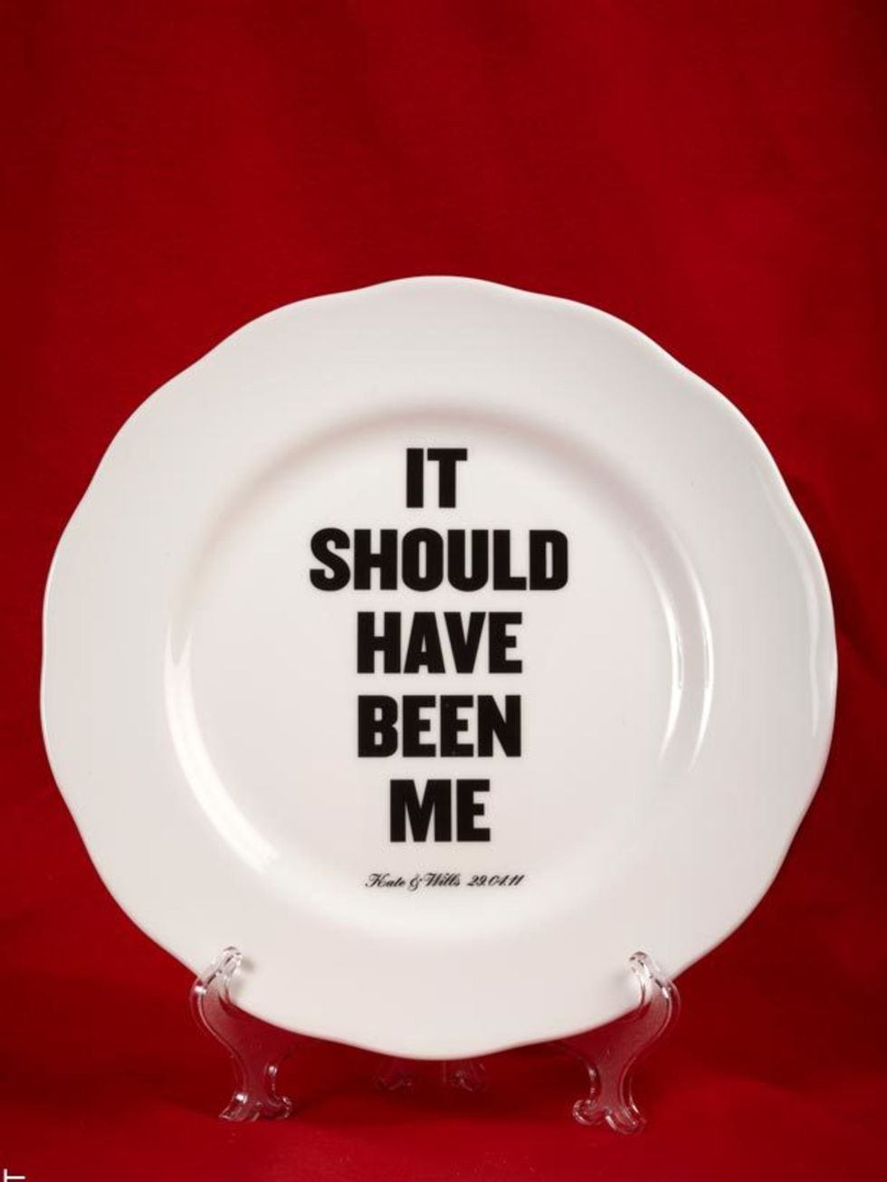<p>It Should Have Been Me plate from the Royal Plates collection, £20 each, at <a href="http://www.kkoutlet.com/shop/royal-memorabilia">KK Outlet</a></p>